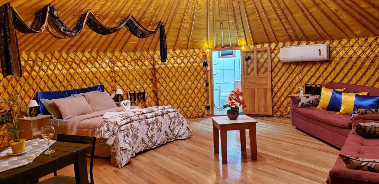 Casa Campo Yurt 1 Gengiscan tenda mongólica wifi Urubici Exterior foto