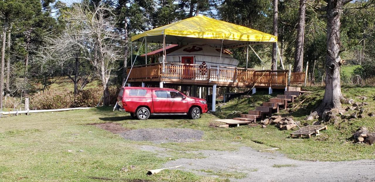 Casa Campo Yurt 1 Gengiscan tenda mongólica wifi Urubici Exterior foto